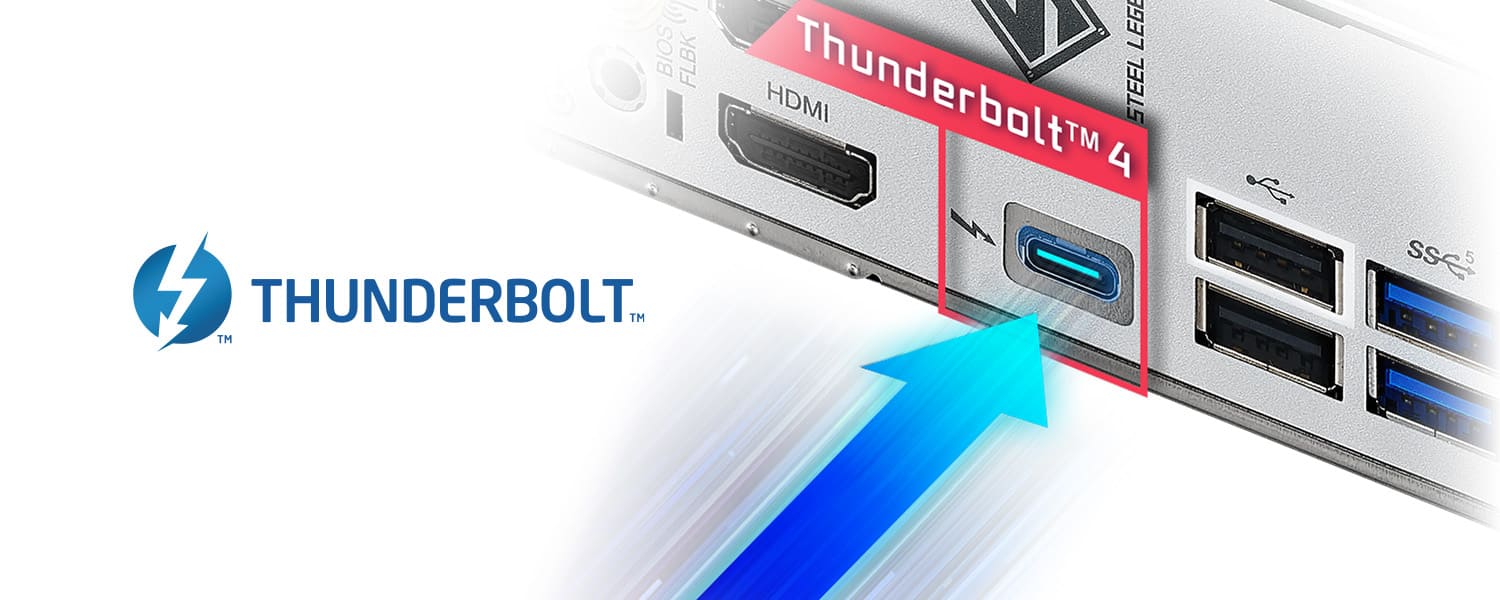 Thunderbolt™ 4/USB4 Type-C